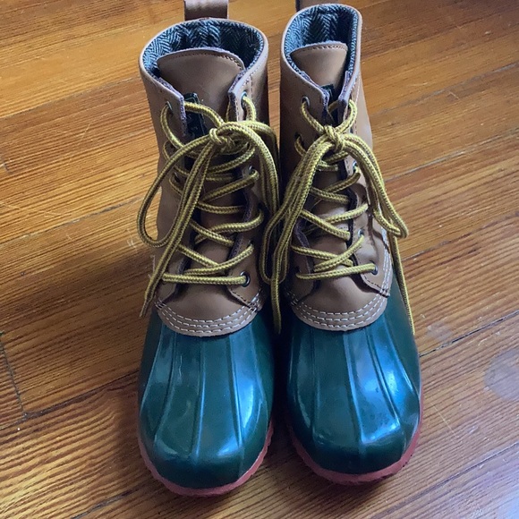 Bass Harlequin Duck Boots Women’s Size 6 - Picture 2 of 7